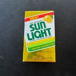 Sunlight Vintage Dishwashing Detergent Powder Lemon Scent 5.8oz